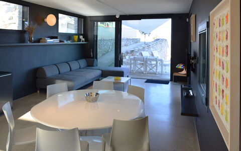 Casa Farfalla: Meubilair, Interieur Ontwerp, Bankstel, Tafel, Stoel, Verdieping, Woonkamer, Flooring, Appartement, Huis