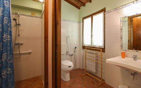 Villa le Balze: Loodgieterswerkinrichting, Flooring, Hout, Wastafel In De Badkamer, Verdieping, Wastafel, Interieur Ontwerp, Badkamer, Plafond, Kraan