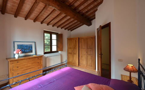 Casa Alla Minuccia Di Villa a Sesta: Kamer, Eigendom, Gebouw, Meubilair, Interieur Ontwerp, Huis, Plafond, Slaapkamer, Onroerend Goed, Bed