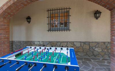Veranda with table football
