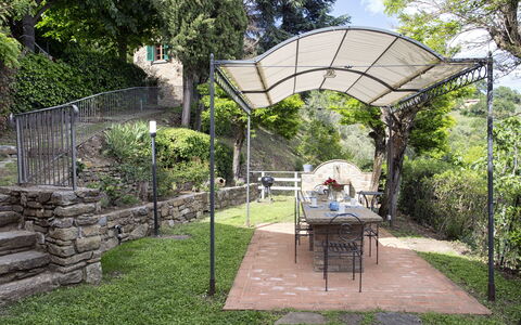 Villa Del Sole: Eigendom, Plantkunde, Onroerend Goed, Tuin, Boom, Botanische Tuin, Architectuur, Schaduw, Werf, Boog