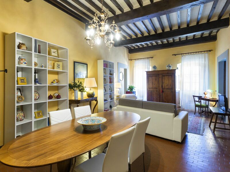 Dining room and living room