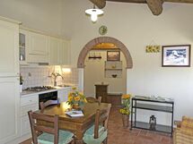 Dining room and kitchen