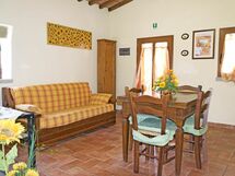 Living room and dining room