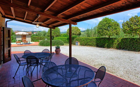 Cuccardino: Fabriek, Eigendom, Lucht, Gebouw, Tafel, Schaduw, Boom, Interieur Ontwerp, Hout, Stoel