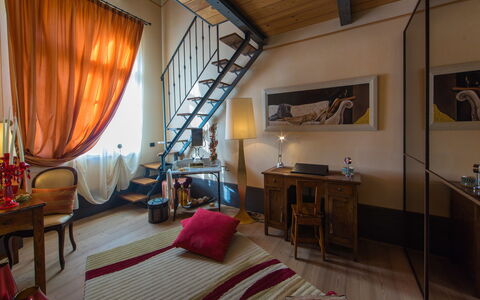 Appartamento Il Nido Di Giulia: Kamer, Eigendom, Meubilair, Interieur Ontwerp, Slaapkamer, Gebouw, Suite, Huis, Onroerend Goed, Bed