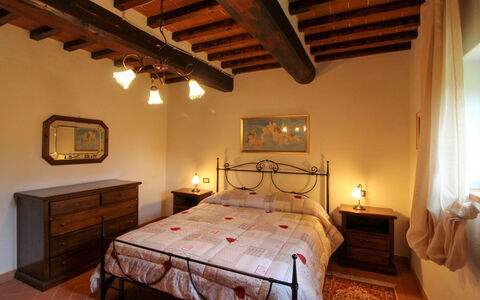 Borgo di Usciano: Muur, Meubilair, Slaapkamer, Interieur Ontwerp, Bed, Plafond, Flooring, Kamer, Verdieping, Laken