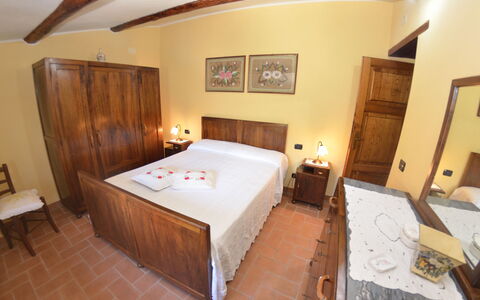 Batticapo di Ilaria: Slaapkamer, Kamer, Bed, Eigendom, Meubilair, Gebouw, Interieur Ontwerp, Laken, Suite, Huis