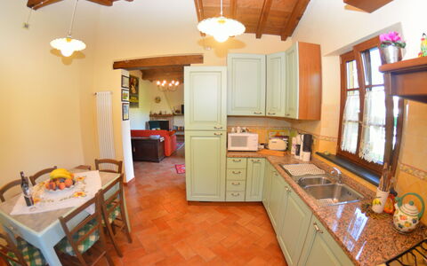 La Capannella: Kamer, Eigendom, Gebouw, Plafond, Keuken, Meubilair, Verdieping, Countertop, Interieur Ontwerp, Huis