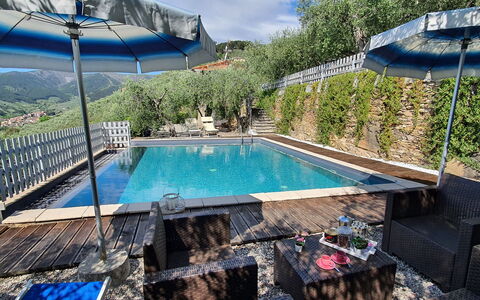 Podere San Martino: Water, Eigendom, Fabriek, Zwembad, Azure, Wolk, Zwemwater, Vrije Tijd, Gebouw, Lucht