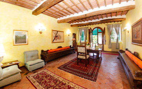 Villa Il Borghetto: Eigendom, Kamer, Gebouw, Interieur Ontwerp, Plafond, Meubilair, Woonkamer, Onroerend Goed, Huis, Landgoed