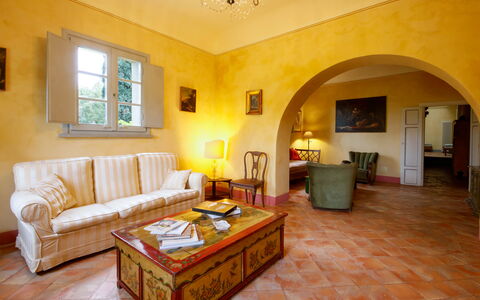 Villa Bacco: Interieur Ontwerp, Muur, Flooring, Meubilair, Verdieping, Plafond, Kamer, Huis, Verlichting, Woonkamer