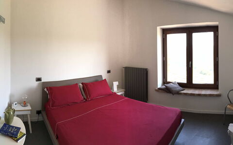 Casale De Conti: Slaapkamer, Kamer, Bed, Meubilair, Laken, Eigendom, Matras, Bed Frame, Bedding, Interieur Ontwerp