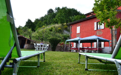 Agriturismo Il Giaggiolo without Pool: Vrije Tijd, Openbare Ruimte, Gras, Boom, Tafel, Huis, Speelplaats, Meubilair, Backyard, Recreatie