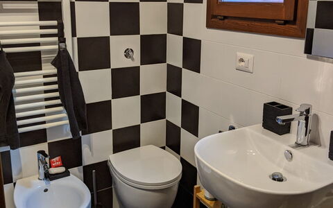 Agriturismo Il Giaggiolo without Pool: Badkamer, Eigendom, Toilet, Kamer, Muur, Tegel, Wastafel In De Badkamer, Wc Bril, Loodgieterswerkinrichting, Interieur Ontwerp