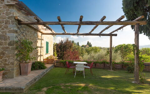 Villa Poggiospinoso: Eigendom, Pergola, Werf, Backyard, Gebouw, Huis, Onroerend Goed, Tuin, Landgoed, Gras