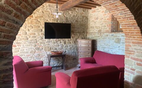 San Lorenzo: Eigendom, Meubilair, Steen, Metselwerk, Hout, Interieur Ontwerp, Woonkamer, Muur, Verdieping