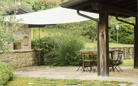 Villa San Leo: Fabriek, Tafel, Eigendom, Plantengemeenschap, Natuur, Schaduw, Gebouw, Buitentafel, Land Lot, Architectuur