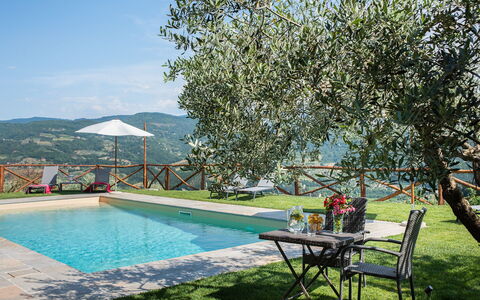 Casa San Piero: Water, Fabriek, Eigendom, Meubilair, Lucht, Zwembad, Schaduw, Buitenmeubels, Stoel, Boom