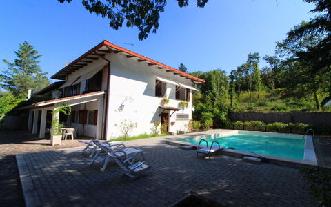 Pupa House: Fabriek, Lucht, Venster, Gebouw, Boom, Schaduw, Zwembad, Gras, Verblijf, Buitenmeubels