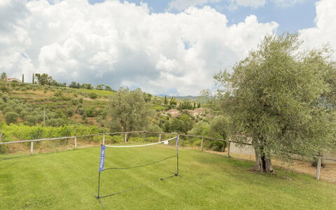 Casa Di Luca, Pool, Castelnuovo Berardenga: Wolk, Fabriek, Lucht, Natuurlijke Omgeving, Natuurlijk Landschap, Land Lot, Boom, Vegetation, Hek, Biome