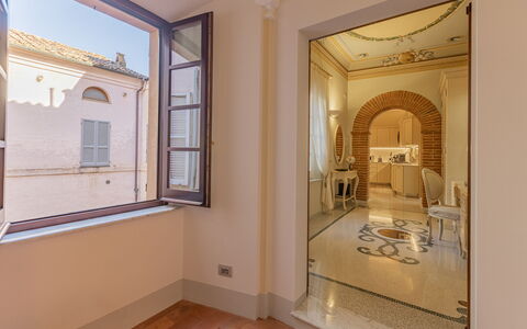 Charming Apartment Cartoni - Città Della Pieve, Um: Eigendom, Venster, Gebouw, Interieur Ontwerp, Hout, Architectuur, Verf, Kunst, Flooring, Plafond