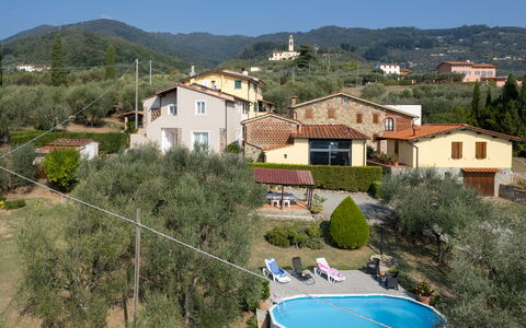 Casa Mimy: Lucht, Gebouw, Eigendom, Fabriek, Berg, Boom, Zwembad, Huis, Woongebied, Onroerend Goed