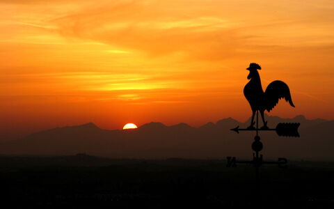 Villa Botinaccio: Lucht, Wolk, Fabriek, Afterglow, Morgenrood, Zonlicht, Schemer, Natuurlijk Landschap, Zonsondergang
