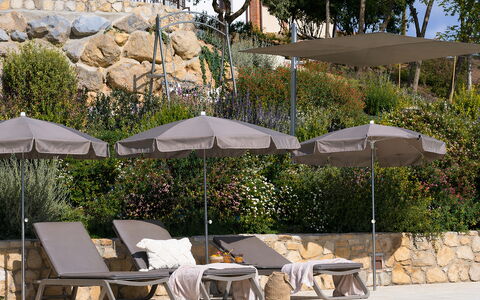 Pendolino Spereto Apartment With Pool, Montaione: Paraplu, Buitenmeubels, Zwembad, Toevlucht, Meubilair, Schaduw, Ligstoel, Eco Hotel, Stoel, Outdoor Structuur