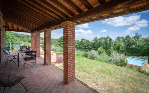 Vineyard’s Cottage With Pool, Ac, Wifi - Siena: Fabriek, Eigendom, Lucht, Wolk, Natuur, Hout, Schaduw, Verlichting, Architectuur, Boom