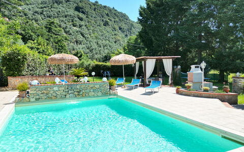 Casa Luigi: Water, Fabriek, Eigendom, Zwembad, Lucht, Natuur, Azure, Boom, Paraplu, Gebouw