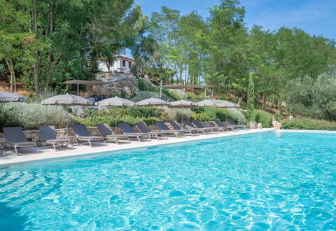 Melaiolo Modern Apartment With Pool, Montaione, To: Water, Fabriek, Watervoorraden, Eigendom, Lucht, Natuur, Azure, Zwembad, Boom, Natuurlijk Landschap