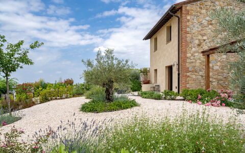 Punteriolo Spereto Family Apartment With Pool,: Bloem, Struik, Tuin, Groundcover, Landscaping, Kruidachtige Plant, Botanische Tuin, Backyard, Werf