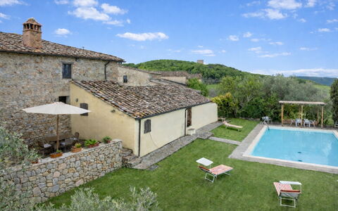 La Palazzina, Ville Di Corsano, Home And Pool: Zwembad, Landgoed, Verblijf, Boerderij, Toevlucht, Villa, Hacienda, Buitenmeubels, Backyard, Eco Hotel