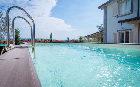 Borgo House In Florentine Hills With Pool: Zwembad, Blauw, Toevlucht, Samengesteld Materiaal, Eco Hotel, Thermae, Vrije Tijd, Hotel, Recreatiecentrum, Villa