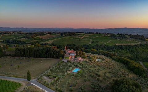 Villa del Riccio: Zwembad, Toevlucht, Hotel, Buitenmeubels, Villa, Landgoed, Eco Hotel, Hacienda, Badplaats, Thermae