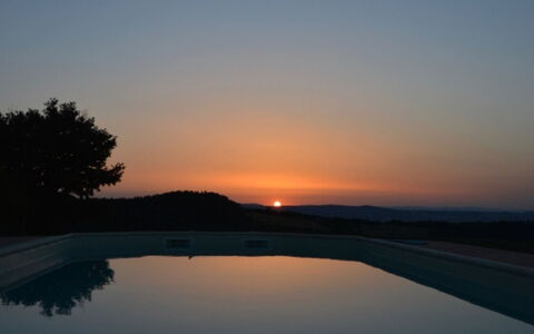 Podere del Mezzadro: Lucht, Horizon, Natuur, Schemer, Afterglow, Zonsondergang, Avond, Zonsopkomst, Landschap, Morgenrood