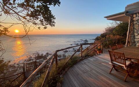 Vistamare: Water, Zwemwater, Horizon, Hout, Kust, Kust En Oceanic Landvormen, Zee, Schemer, Oceaan, Kust