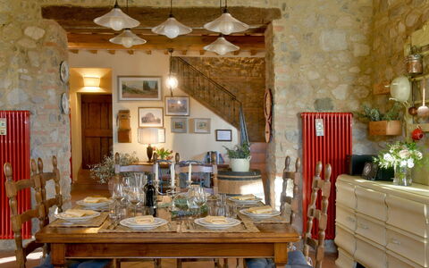 Villa Anima: Meubilair, Interieur Ontwerp, Tafel, Muur, Hout, Stoel, Flooring, Verlichting, Kamer, Eetkamer