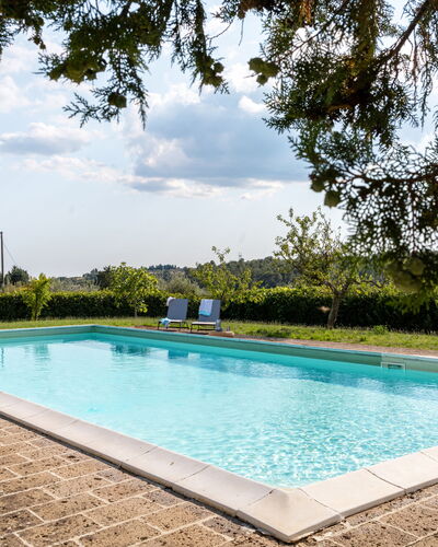 Poggio Padule: Zwembad, Samengesteld Materiaal, Toevlucht, Tuin, Schaduw, Waterpartij, Landscaping, Eco Hotel, Buitenmeubels, Backyard