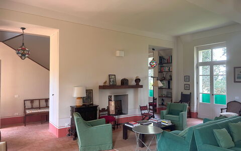 Poggio Cavallino Private Pool, Wifi, Maremma: Meubilair, Flooring, Muur, Interieur Ontwerp, Verdieping, Plafond, Stoel, Kamer, Woonkamer, Verlichting