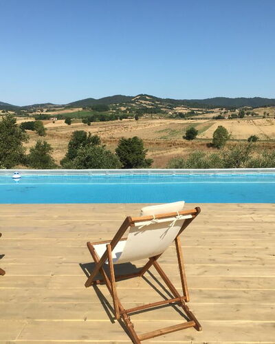 Poggio Cavallino Private Pool, Wifi, Maremma: Zwembad, Buitenmeubels, Toevlucht, Meubilair, Ligstoel, Eco Hotel, Schaduw, Hardwood, Stoel, Beits