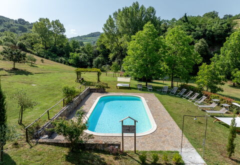Montaione Country House Amarrante, Pool, Ac: Boom, Zwembad, Tuin, Schaduw, Backyard, Toevlucht, Eco Hotel, Werf, Gazon, Thermae