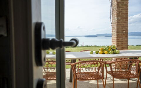 Battisole: Meubilair, Hout, Buitenmeubels, Tafel, Stoel, Keuken En Eettafel, Buitentafel, Zee, Schaduw, Toevlucht