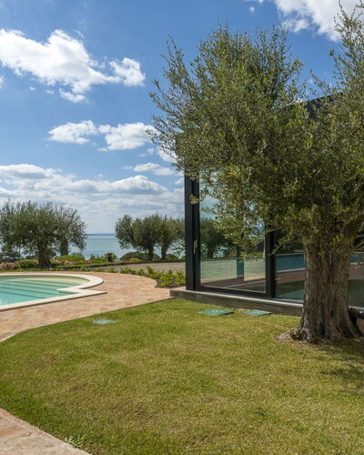 Villa Trasimena: Tuin, Landgoed, Landscaping, Zwembad, Schaduw, Boerderij, Villa, Backyard, Hacienda