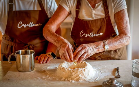Casalberna: Ingrediënt, Koken, Voedsel