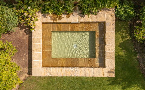 Town House Garden: Tuin, Flagstone, Natuurlijk Materiaal, Waterpartij, Ontwerp, Landscaping, Tegel, Backyard