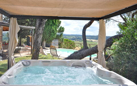 Capanna Al Lago: Zwembad, Toevlucht, Schaduw, Buitenmeubels, Vrije Tijd, Eco Hotel, Outdoor Structuur, Jacuzzi, Backyard