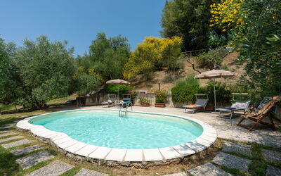 Casa Livia: Zwembad, Buitenmeubels, Meubilair, Stoel, Toevlucht, Backyard, Schaduw, Tuin, Eco Hotel, Landscaping