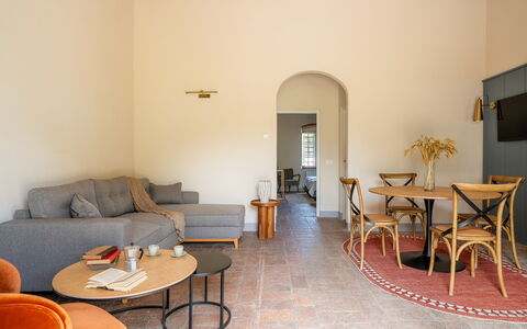 Accommodatie:&nbsp;Relais Badia a Passignano - Appartamento Chardonna